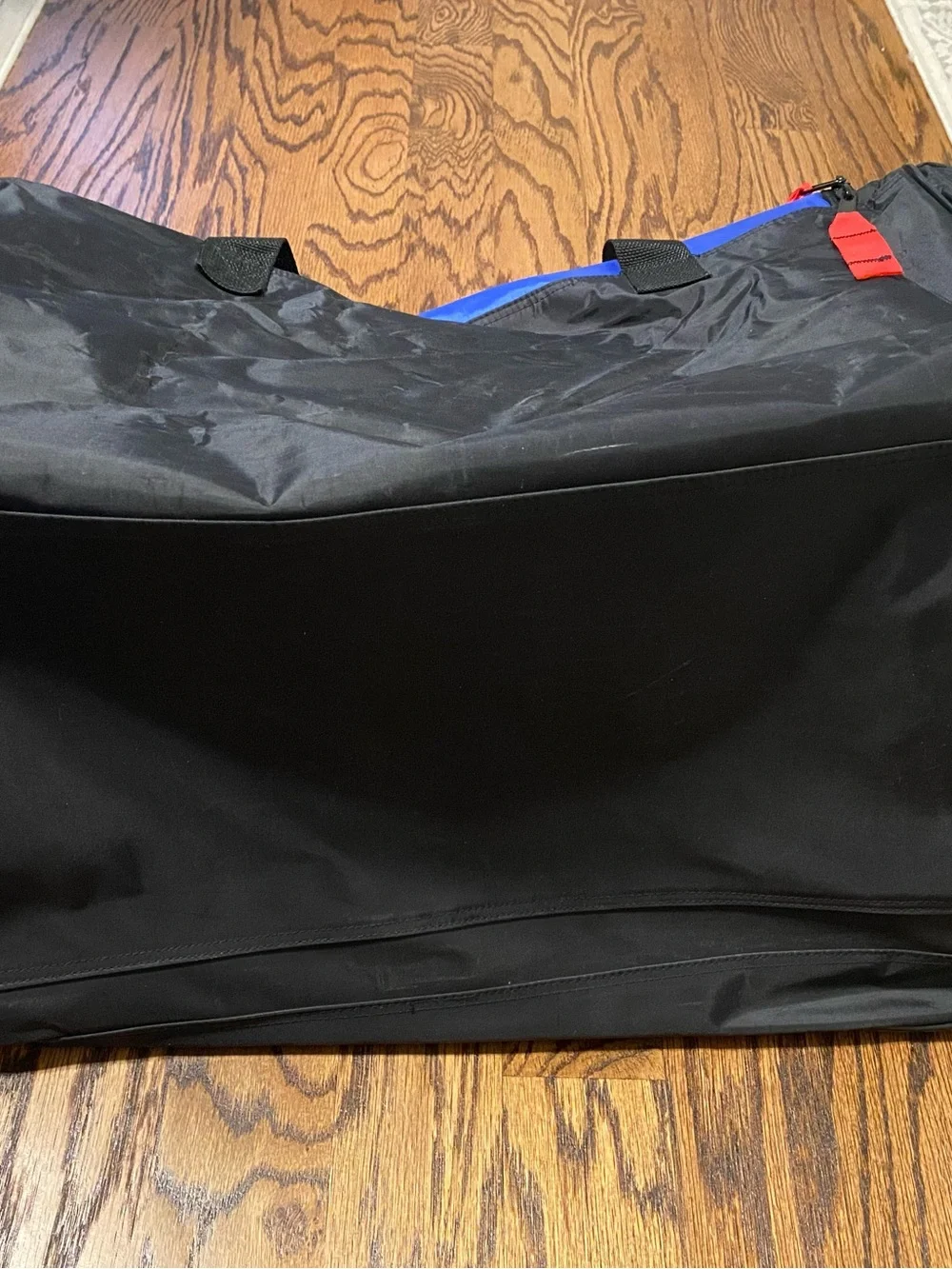 Disney Blue and Black Duffel Bag with Red Accent large
